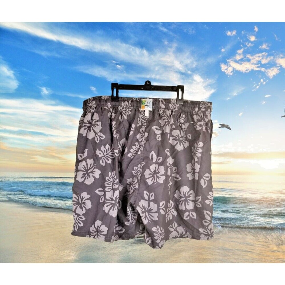 Spicy Tuna Men's Swim Shorts Trunks Pockets Elastic Drawstring NEW TAGS Size 3XL - Picture 7 of 7